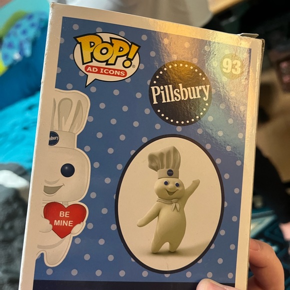 Funko Pop Pillsbury Doughboy Be Mine Valentines day Funko Shop Exclusive #93 - Picture 3 of 5